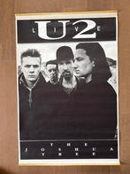 U2 - The Joshua Tree Poster 1987 92X62cm, Ophalen, Zo goed als nieuw, Rechthoekig Staand, Muziek