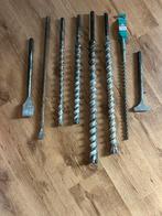 SDS-Max Boren en Beitels - Alles in 1 koop!, Ophalen, Gebruikt
