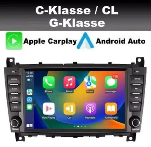 Mercedes CKlasse W203 radio navigatie android 13 dab carplay, Auto diversen, Autoradio's, Ophalen of Verzenden