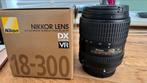 Nikon af s dx 18 300 mm f3.5-6.3 ed VR als nieuw, Info@surfroute.nl, Zo goed als nieuw, Zoom, Nikon