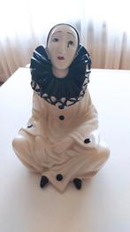 Mooie vintage porseleinen pierrot pop, Ophalen of Verzenden, Zo goed als nieuw, Pop