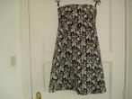 Gap jurk maat 2 strapless gebloemd, Ophalen, Nieuw, Maat 36 (S), Zwart