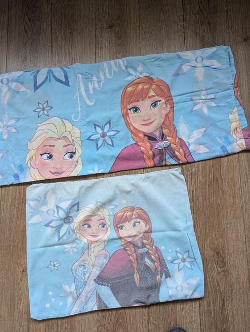 Frozen 1 persoons dekbed overtrek, Kinderen en Baby's, Kinderkamer | Beddengoed, Gebruikt, Dekbedovertrek, Blauw, Meisje, Ophalen of Verzenden