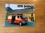 1974 Dodge Tradesman Van Brochure, Ophalen of Verzenden, Gelezen