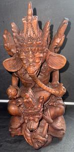 Balinees Snijwerk Van Ganesha & Naga & Neushoornschildpad, Ophalen of Verzenden