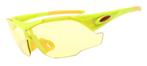 Fietsbril sportbril zonnebril wielerbril wielrenbril geel, Sport en Fitness, Wielrennen, Nieuw, Overige typen, Ophalen of Verzenden