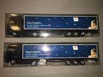 2x MAN 3M Scotchlite Nachtaktiv reclamevrachtwagens 1:87 HO, Hobby en Vrije tijd, Ophalen of Verzenden, Bus of Vrachtwagen, Overige merken