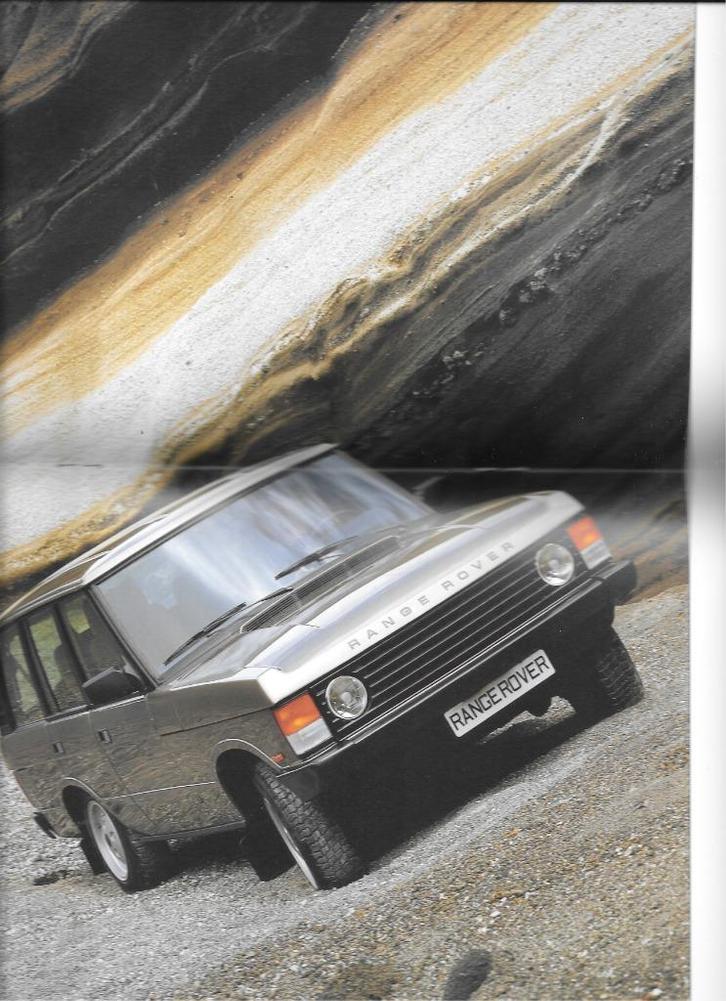 RANGE ROVER 1989, Boeken, Auto's | Folders en Tijdschriften, Zo goed als nieuw, Overige merken, Ophalen of Verzenden