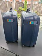 2 Delsey Koffers met Wieltjes, Hard kunststof, Zo goed als nieuw, 70 cm of meer, 55 cm of meer