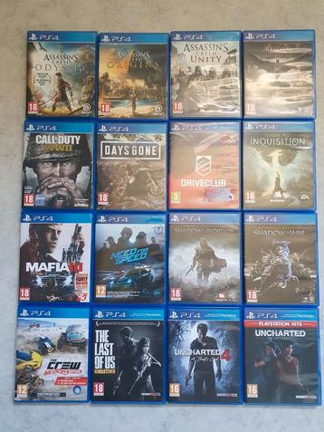 Verschillende PS4 games in nette staat, ophalen mogelijk! beschikbaar voor biedingen