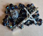 80-8 prachtige Sint Anthonis glas rozenkrans, Ophalen of Verzenden, Zo goed als nieuw
