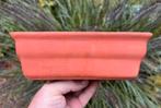 Bonsai schaal rechthoekig terracotta 20,4x14,4x6,4, Tuin en Terras, Bloempotten, Ophalen of Verzenden, Zo goed als nieuw, Minder dan 25 cm