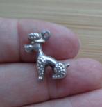 zilveren vintage bedel poedel [233], Sieraden, Tassen en Uiterlijk, Overige merken, Verzenden, Zo goed als nieuw, 1 bedel
