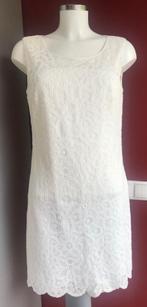 COMMA kanten damesjurk kleur: ecru maat 38, Kleding | Dames, Jurken, Maat 38/40 (M), Verzenden, Beige, Comma