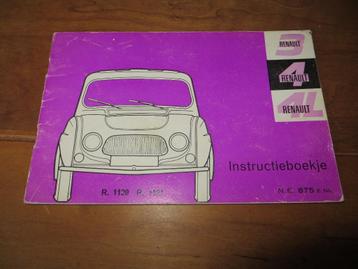 NL instructieboek Renault 3, Renault 4, 4L 1961 beschikbaar voor biedingen