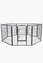 Puppyren hondenren 6,4 mtr 80 cm hoog, Dieren en Toebehoren, Hondenhokken, Ophalen, Zo goed als nieuw, 110 cm of meer, 65 tot 100 cm