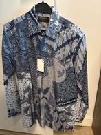 Jayashree Batik Overhemd - Blauw, Ophalen of Verzenden, Zo goed als nieuw, Blauw, Halswijdte 41/42 (L)