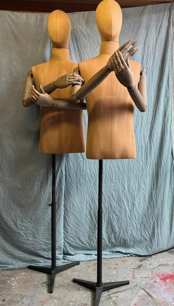 Torso Heren Paspop Merk Dijckman & Dijckman geleefd Vintage, Hobby en Vrije tijd, Naaien en Fournituren, Gebruikt, Paspop, Ophalen