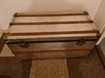 Vintage Opbergkist / Reiskoffer met houten spijlen, Huis en Inrichting, Woonaccessoires | Kisten, Ophalen, Gebruikt, 75 tot 100 cm