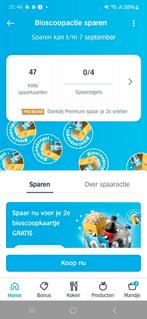 AH zegels voor 2e bioscoop kaartje gratis, Albert Heijn, Ophalen of Verzenden