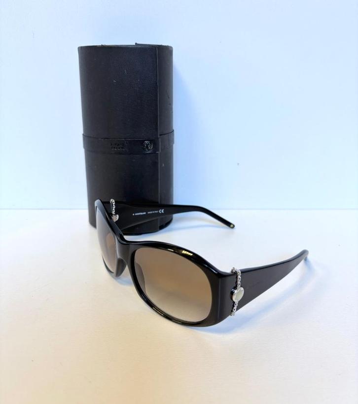 MONTBLANC Zwart zonnebril, Sieraden, Tassen en Uiterlijk, Zonnebrillen en Brillen | Dames, Zo goed als nieuw, Zonnebril, Overige merken