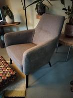 Zgan Fauteuil blauw grijs, Ophalen, Zo goed als nieuw, 75 tot 100 cm, Stof