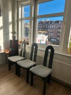 Italiaanse Design Eetkamerstoelen, 1980s, Set van 3, Huis en Inrichting, Stoelen, Ophalen of Verzenden, Gebruikt, Italian-design