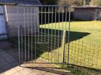 Gegalvaniseerd hek, Tuin en Terras, Ophalen of Verzenden, Zo goed als nieuw, IJzer