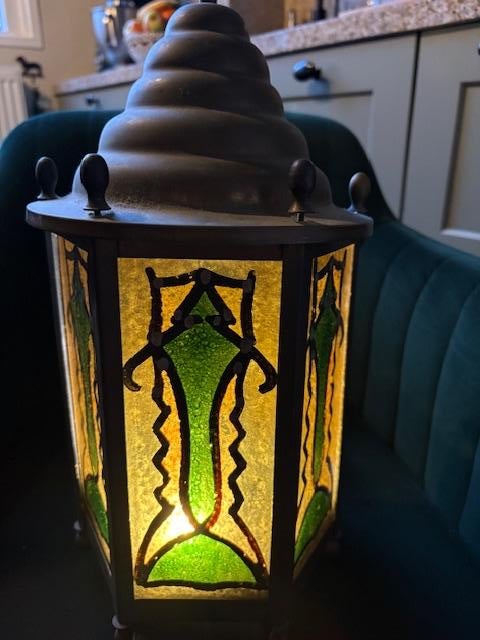 Twee Art Deco Hanglampen, begin 20e eeuw, Antiek en Kunst, Ophalen of Verzenden