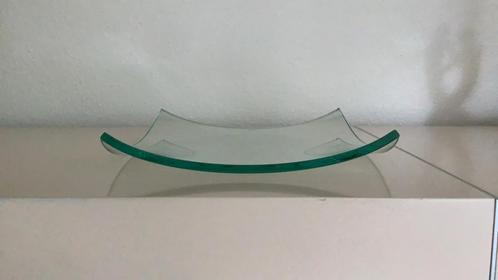 Leonardo glazen design schaal 27x27cm., type Linea, Huis en Inrichting, Woonaccessoires | Schalen en Manden, Zo goed als nieuw