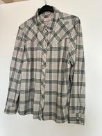 Studio anneloes bobby western check blouse L  grey melange, Maat 42/44 (L), Ophalen of Verzenden, Zo goed als nieuw, Grijs