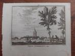 438 / Nieuw Loosdrecht Kopergravure van H. Spilman uit 1757, Ophalen of Verzenden