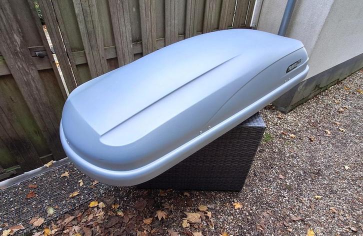 Dakkoffer Hapro Travelbox 4.5 + Dakdrager Toyota Prius Wagon, Auto diversen, Dakkoffers, Zo goed als nieuw, Ophalen