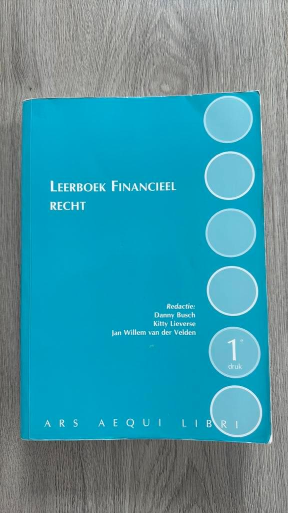 Danny Busch - Leerboek Financieel recht, Boeken, Wetenschap, Zo goed als nieuw, Ophalen of Verzenden