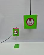 Vintage Space age Cubes - Hanglamp en tafellamp - Jaren 80, -, -, Ophalen of Verzenden, Zo goed als nieuw