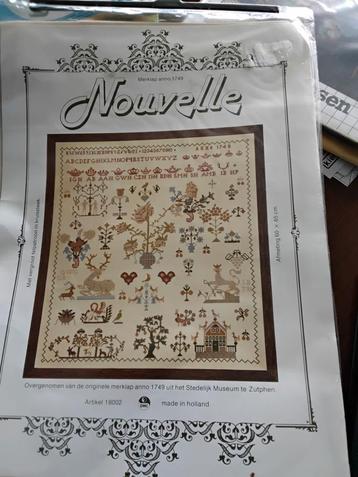 Borduurpakket Merklap Nouvelle 60 x 65 cm beschikbaar voor biedingen