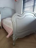 Zeer mooi klassiek Engels bed, Ophalen, Tweepersoons, Hout, 200 cm