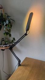 Vintage Herda Black Desk Lamp 1980's Bureau Lamp, 50 tot 75 cm, 1980 Minimalist Industrial, Ophalen of Verzenden, Zo goed als nieuw
