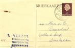 T. Verzijl, Ridderkerk - 08.1958 - briefkaart - 1958 geschre, Ophalen of Verzenden, Briefkaart