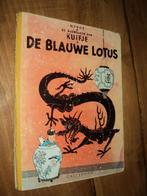 Kuifje De Blauwe Lotus Oude Hardcover Harde Kaft, Gelezen, Ophalen of Verzenden, Eén stripboek, Hergé