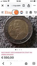 Zeldsame oosterijkse 2 euromunv, Ophalen, Losse munt