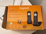 2 Gigaset Draadloze Huistelefoons met Oplader, Telecommunicatie, Vaste telefoons | Handsets en Draadloos, Ophalen, Gebruikt, 2 handsets