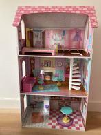 Poppen,- Barbiehuis (hout), Kinderen en Baby's, Speelgoed | Poppenhuizen, Gebruikt, Ophalen