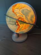 Mooie vintage Columbus wereldbol / globe met verlichting, Ophalen of Verzenden