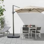 SEGLARÖ Vrijhangend Parasol Beige IKEA met Betonvoet, Ophalen, Kantelbaar, Minder dan 1 meter, Zweefparasol