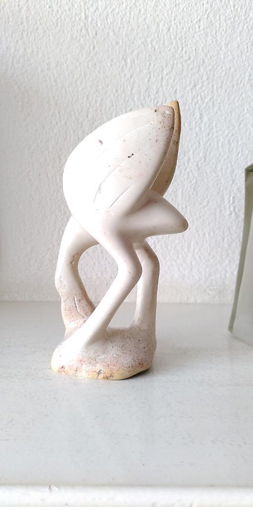 Art Deco Flamingo sculptuur klein, Antiek en Kunst, Kunst | Beelden en Houtsnijwerken, Ophalen of Verzenden