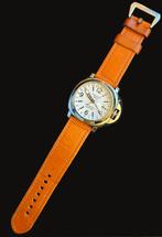 Panerai Luminor GMT, Sieraden, Tassen en Uiterlijk, Horloges | Heren, Overige merken, Leer, Staal, Polshorloge