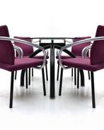 4 x Ettore Sottsass “mandarin” Knoll stoelen, Ophalen of Verzenden, Zo goed als nieuw