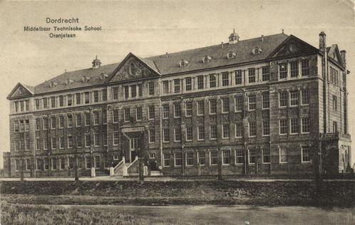 Dordrecht, Middelbaar Technische School Oranjelaan - 1913 ge, Verzamelen, Ansichtkaarten | Nederland, Gelopen, Utrecht, Voor 1920