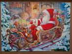 Kerstpuzzel 1000st (gratis, mist 2 stukjes), Hobby en Vrije tijd, Denksport en Puzzels, Ophalen, 500 t/m 1500 stukjes, Gebruikt